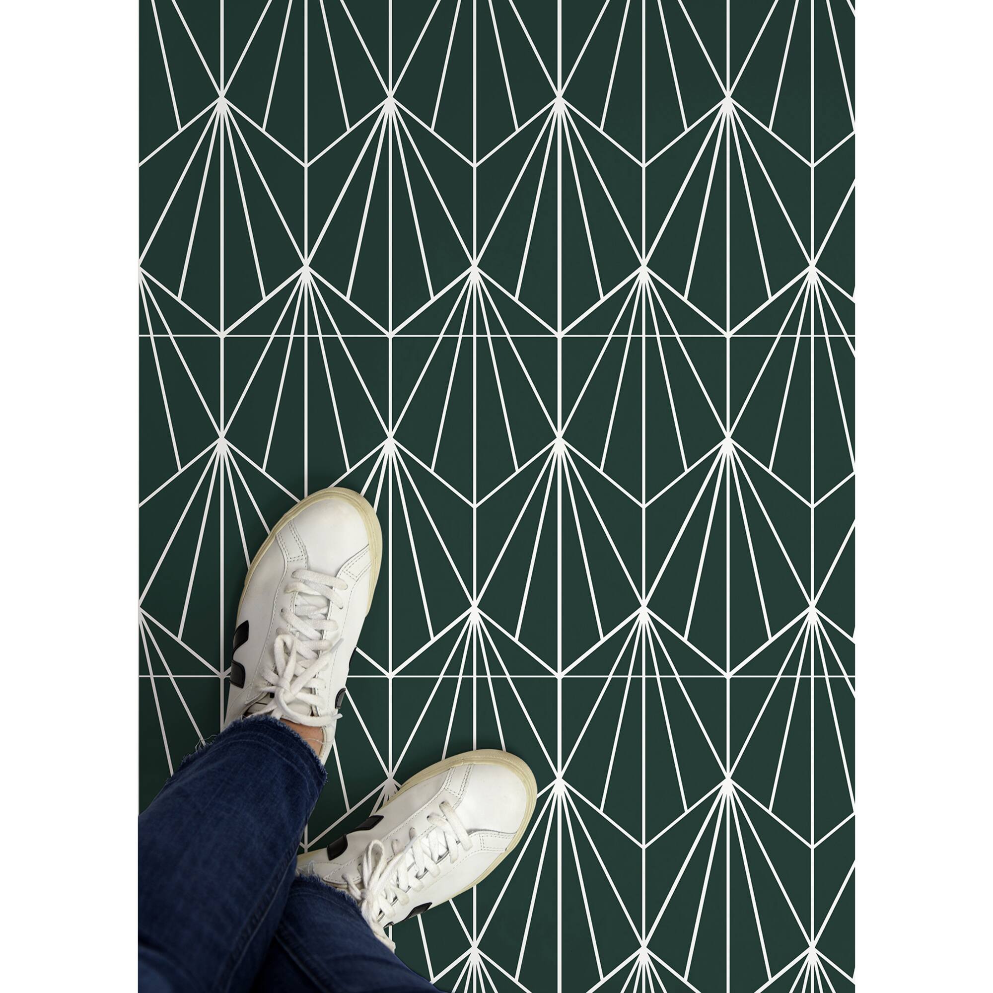 FloorPops Beryl Peel & Stick Floor Tiles